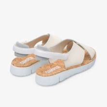 Camper Light Grey / Cream Sandals Womens - Oruga Online Ireland | XRSUH5804